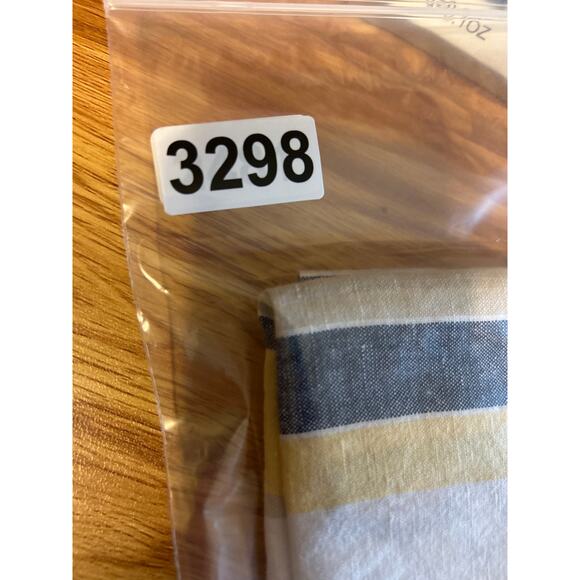 Liz Claiborne Women Top 1X Soft Muted Striped Twill‎ Coastal Beachy Resort Vacay - Picture 7 of 7